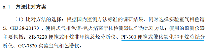 《固定污染源廢氣總烴、甲烷和非甲烷總烴的測(cè)定便攜式催化氧化-氫火焰離子化檢測(cè)器法》